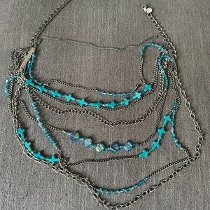 Unique layered costume necklace!